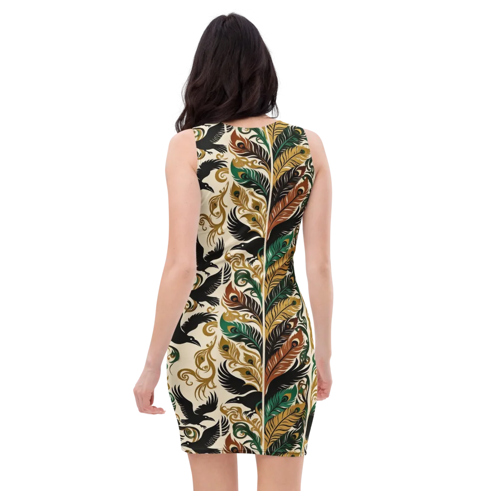 Raven Rococo on Bodycon Dress — Back