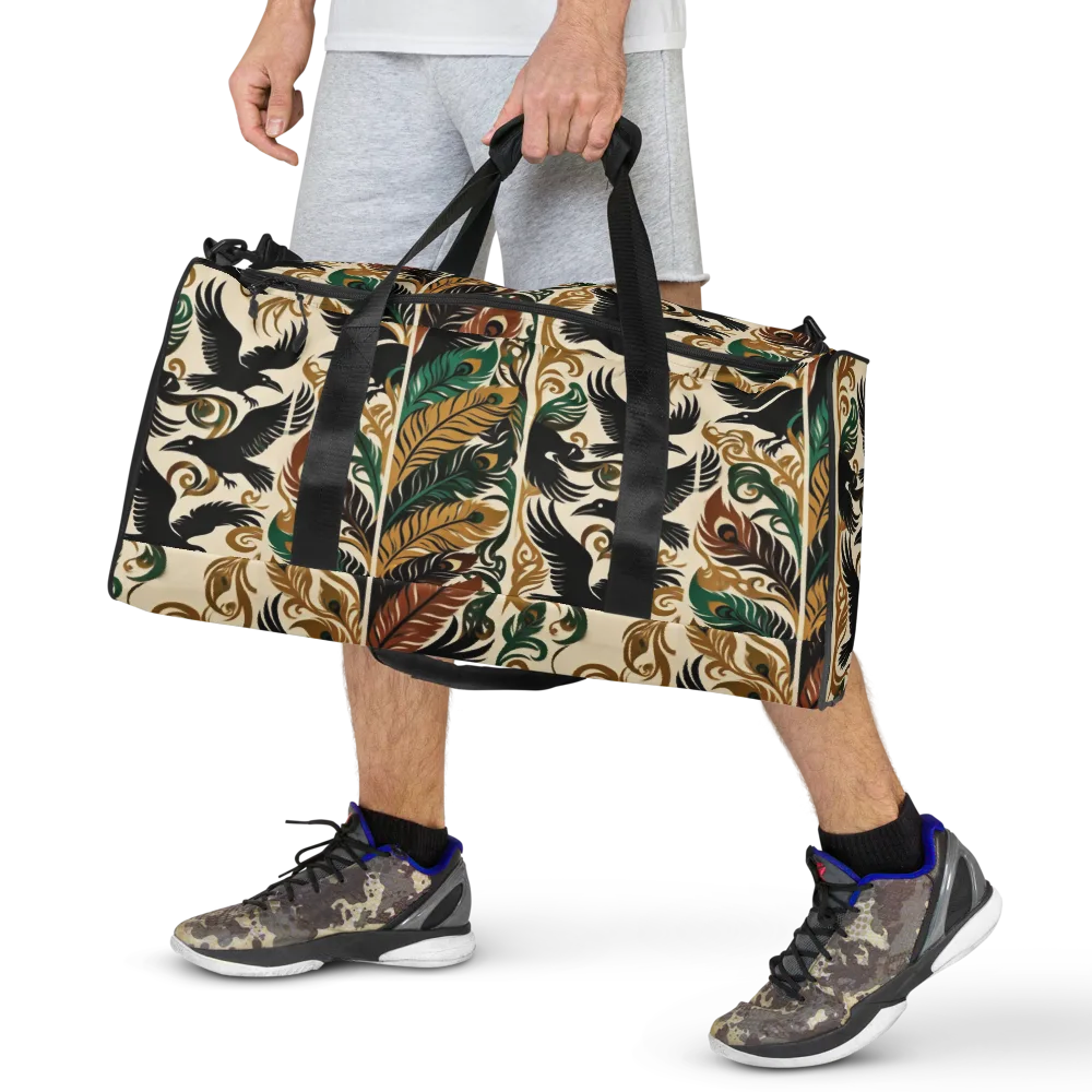 Raven Rococo on Duffle Bag — Front