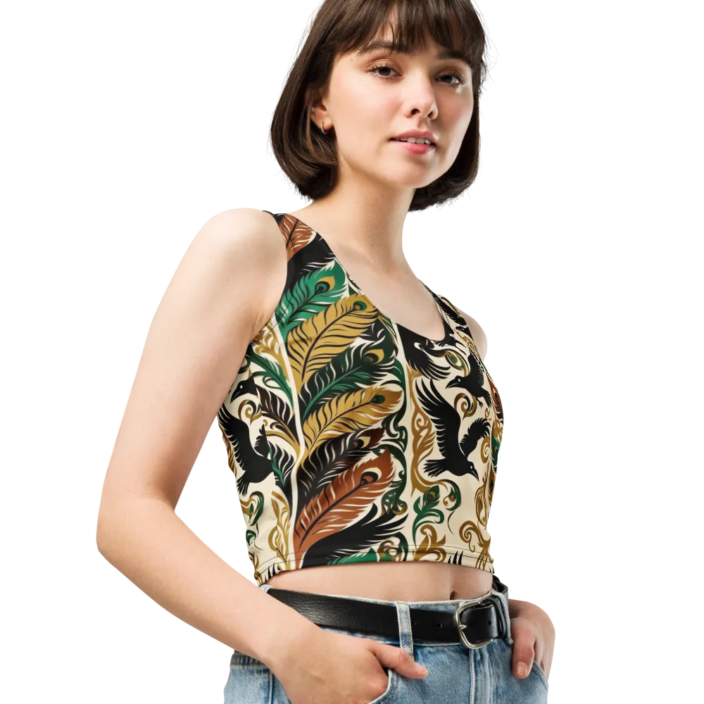 Raven Rococo on Crop Top — Right Front