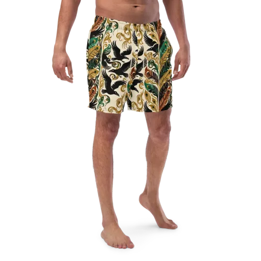 Raven Rococo on a Swim Trunks