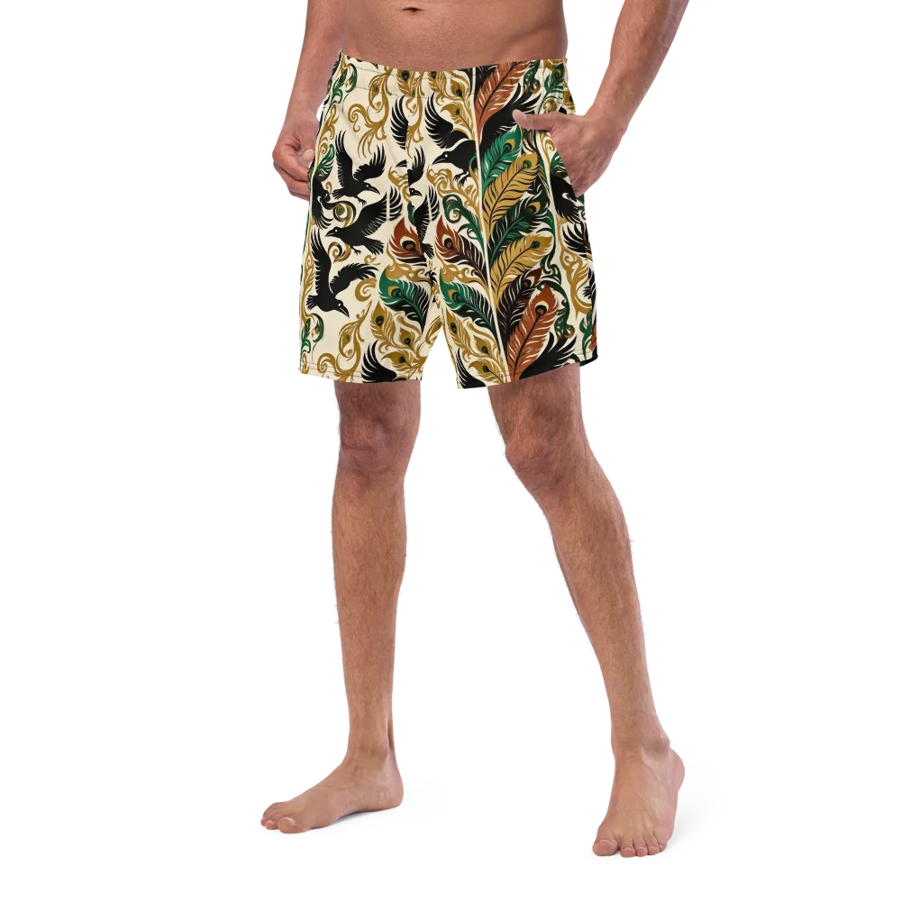 Raven Rococo on Swim Trunks — Left Front