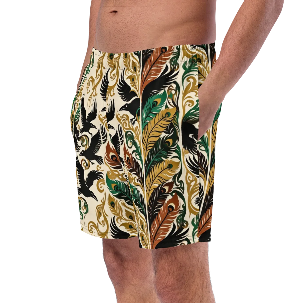 Raven Rococo on Swim Trunks — Left Front