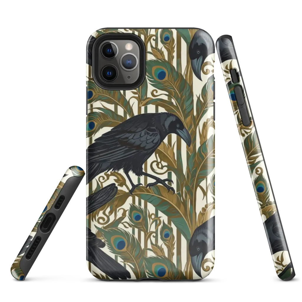 Raven Peacock Almanac on Tough Case for iPhone® — Front