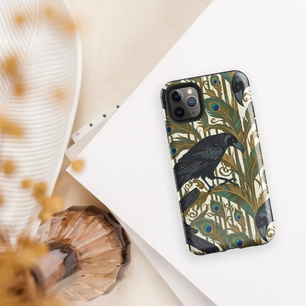 Raven Peacock Almanac on Tough Case for iPhone® — Front