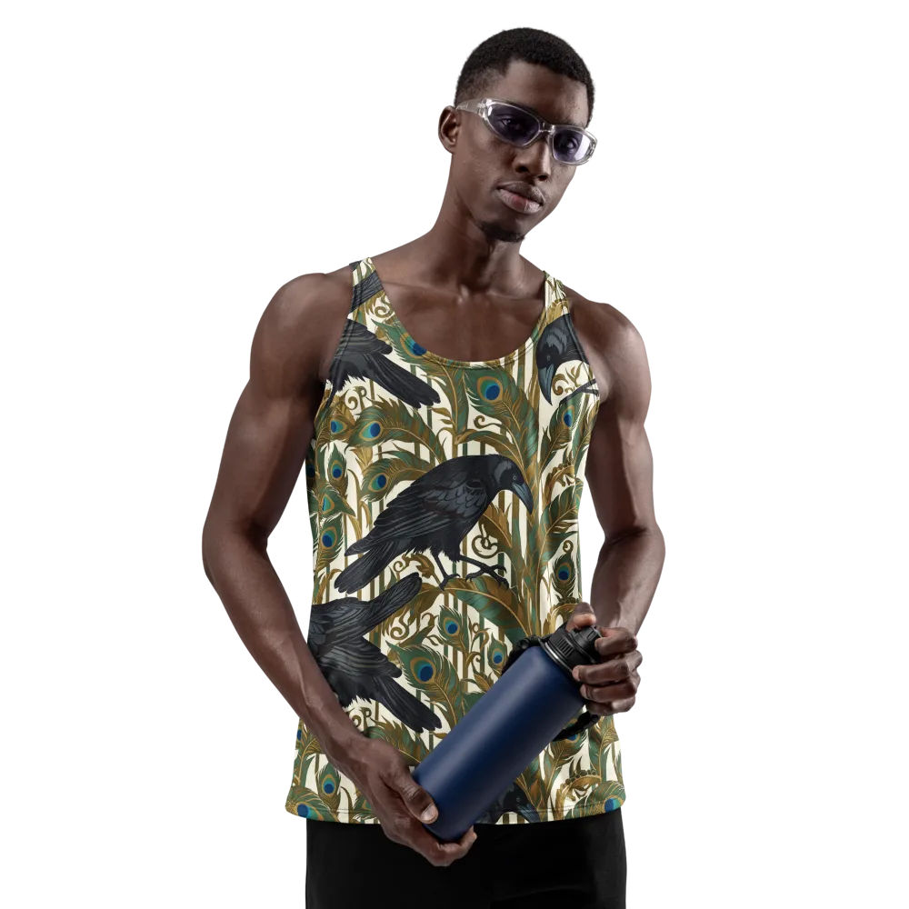 Raven Peacock Almanac on Men's Tank Top — Front