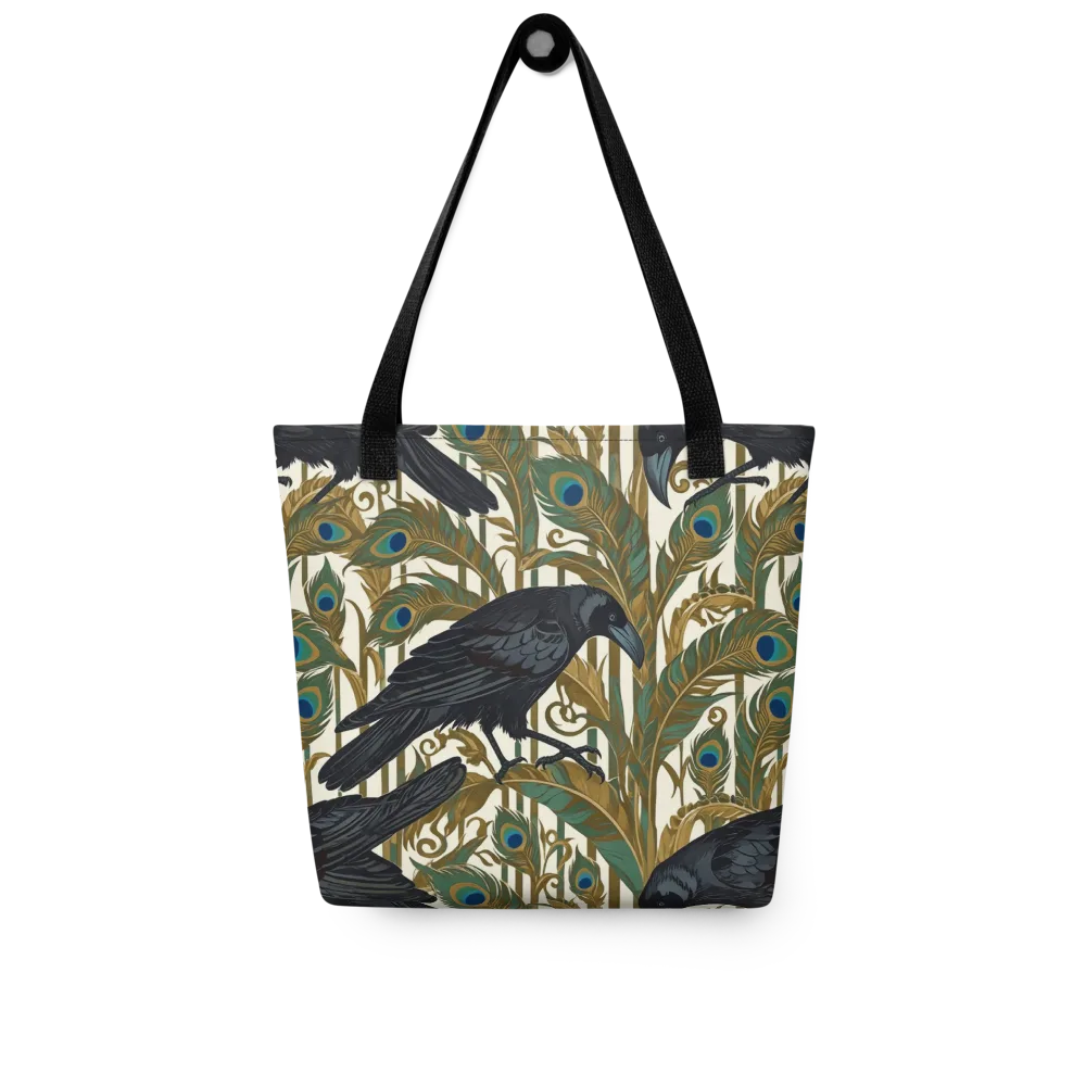 Raven Peacock Almanac on Tote Bag — Front