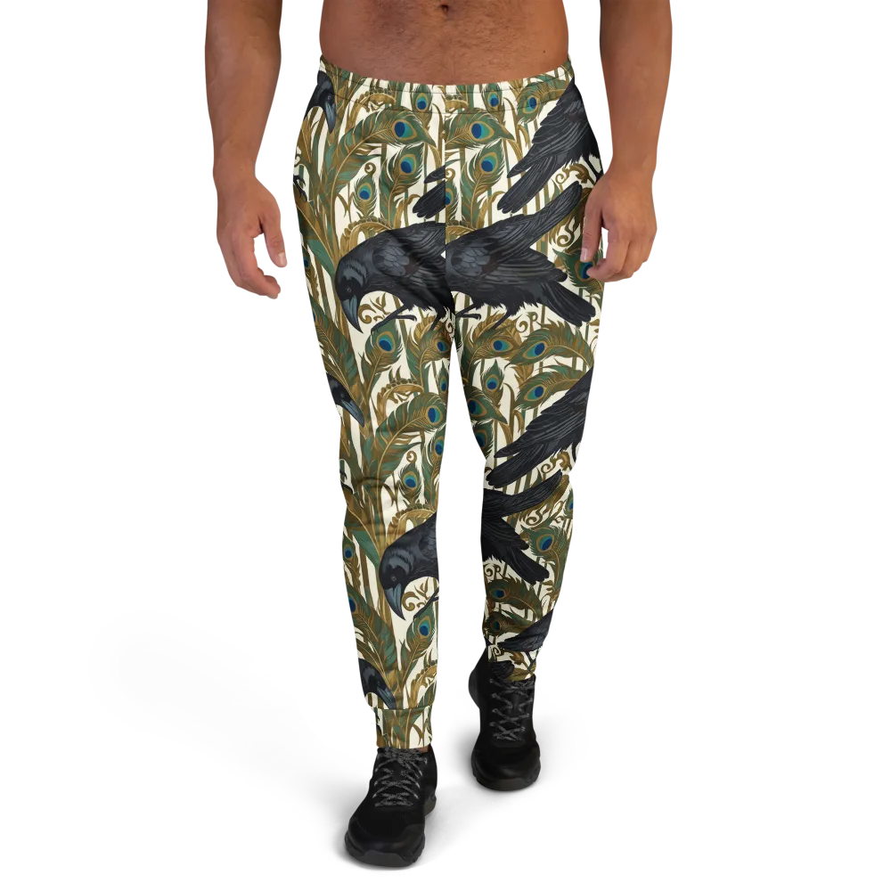 Raven Peacock Almanac on Men's Joggers — Front
