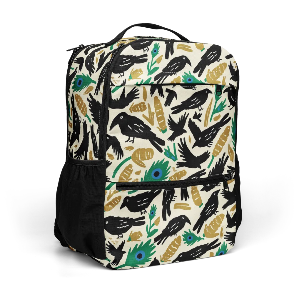 Murder of Crows on Utility Backpack — Right Front