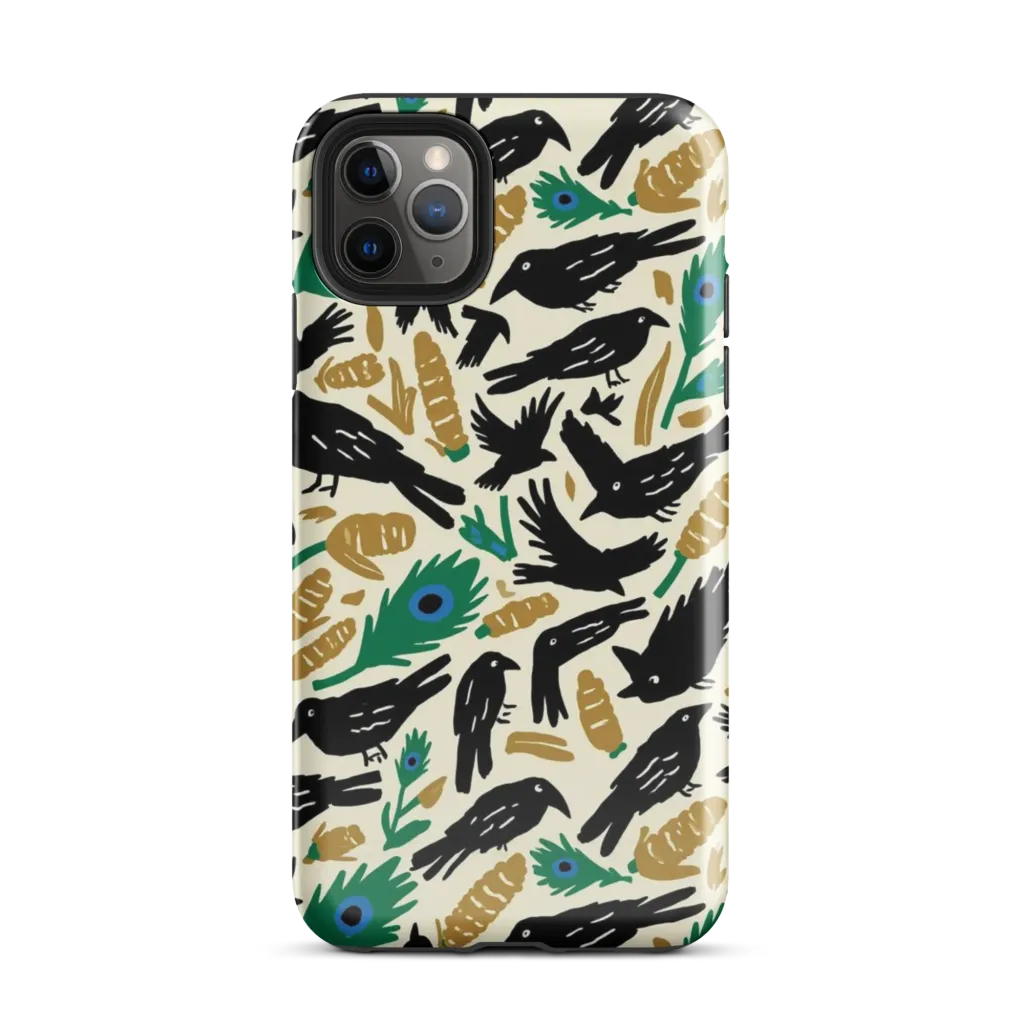 Murder of Crows on Tough Case for iPhone® — Front