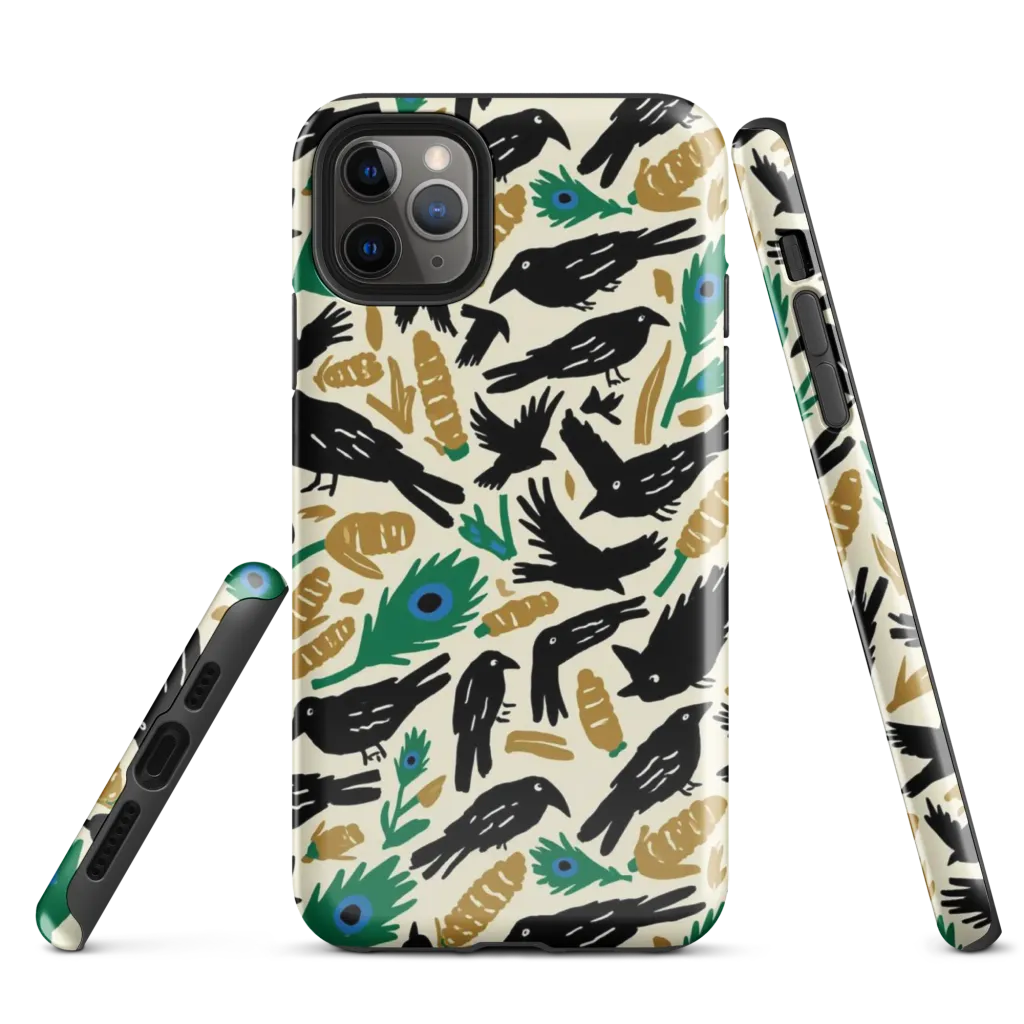 Murder of Crows on Tough Case for iPhone® — Front
