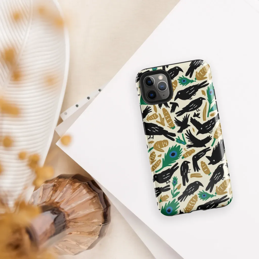Murder of Crows on Tough Case for iPhone® — Front