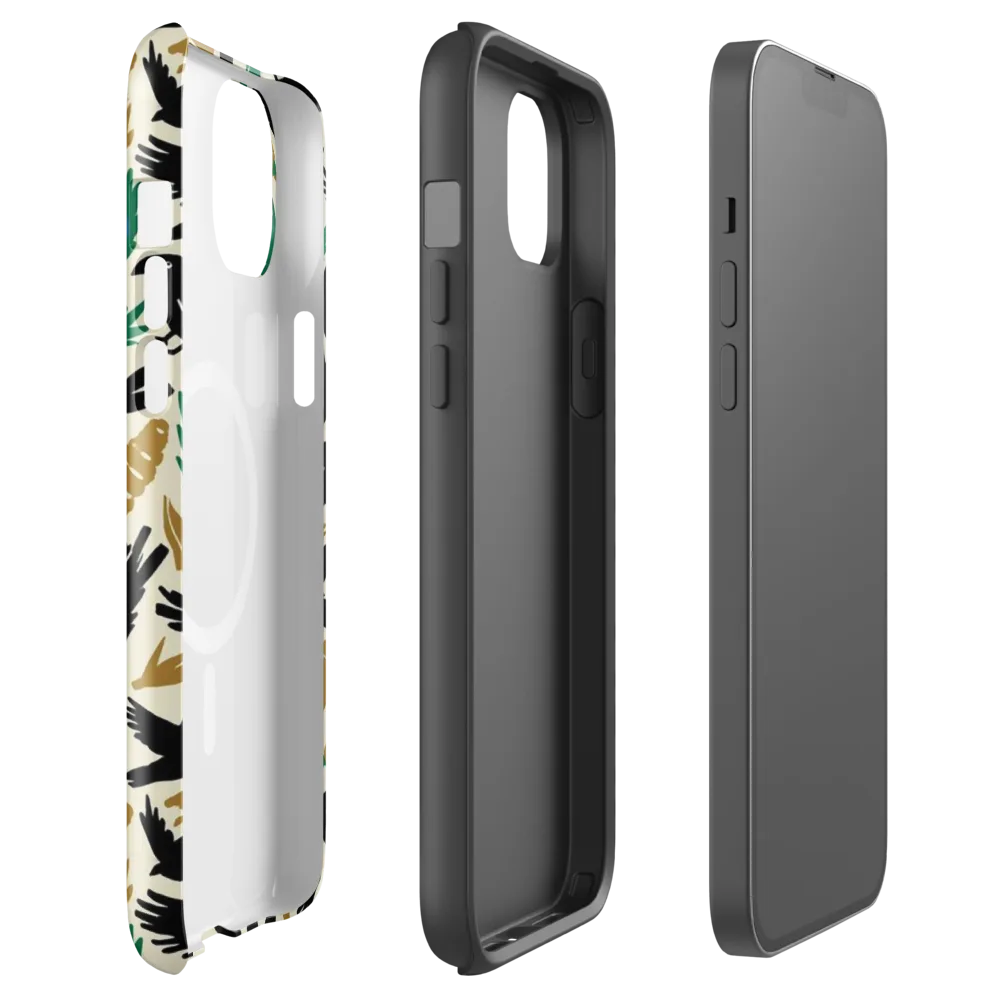 Murder of Crows on MagSafe Tough Case for iPhone® — Front