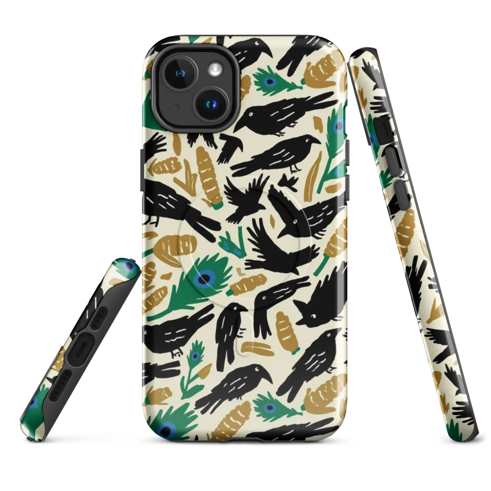 Murder of Crows on MagSafe Tough Case for iPhone® — Front