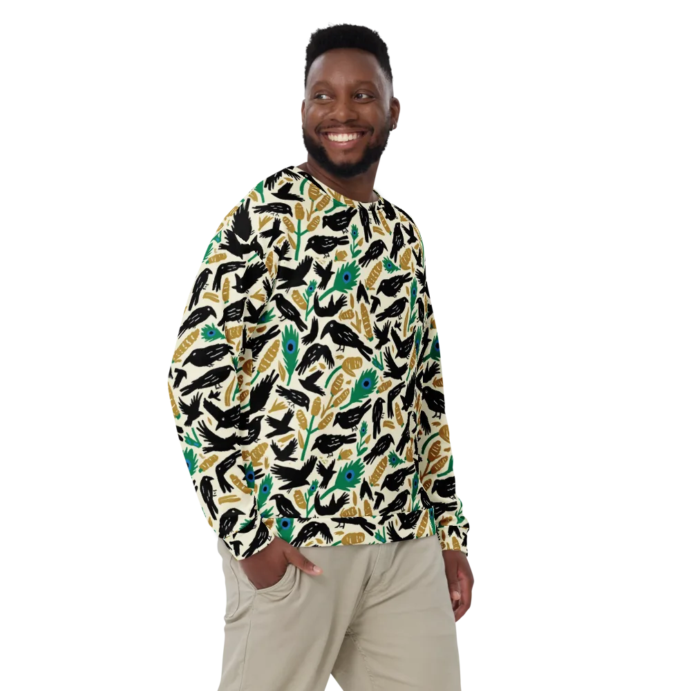 Murder of Crows on Sweatshirt — Front