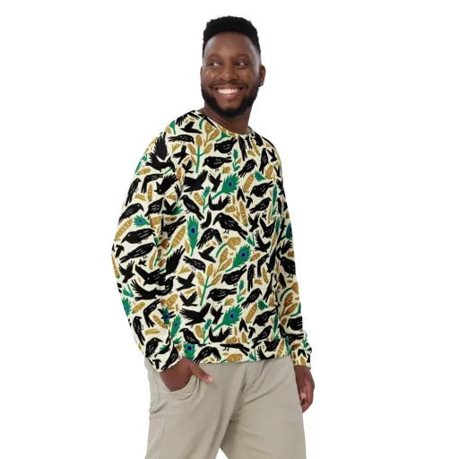 Murder of Crows on a Sweatshirt