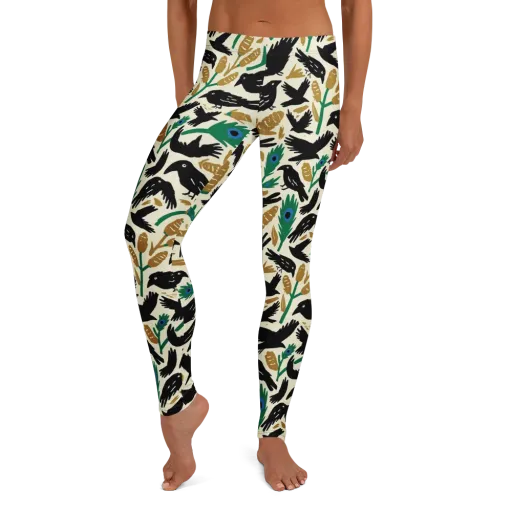 Murder of Crows on a Leggings