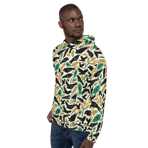 Murder of Crows on a Hoodie