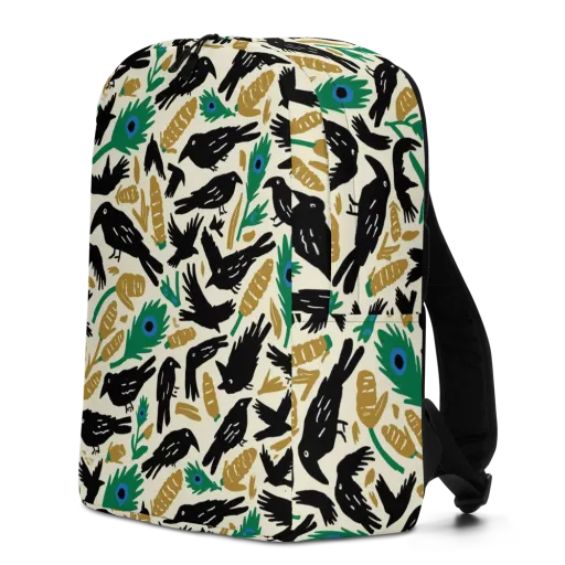 Murder of Crows on a Minimalist Backpack