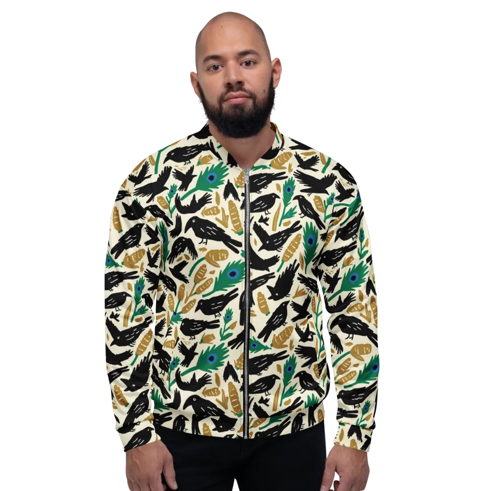 Murder of Crows on Bomber Jacket — Front