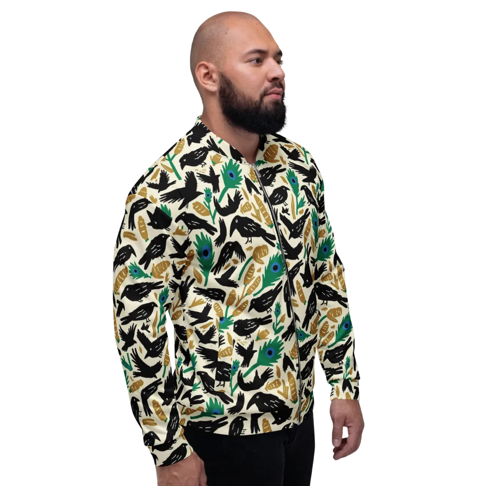 Murder of Crows on Bomber Jacket — Right
