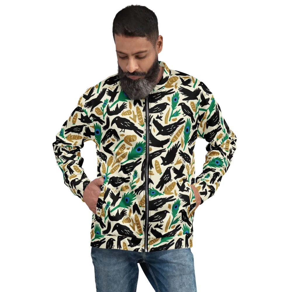 Murder of Crows on Bomber Jacket — Front