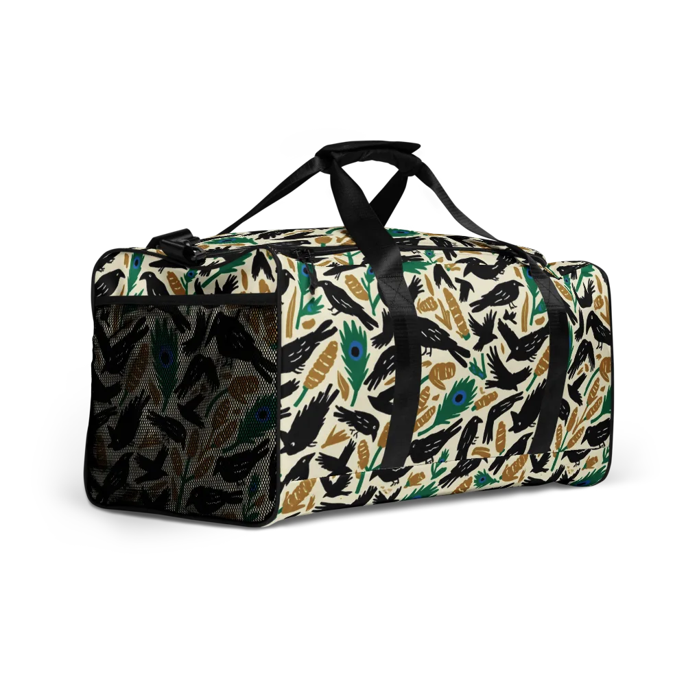 Murder of Crows on Duffle Bag — Right Front