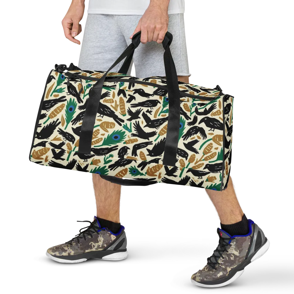 Murder of Crows on Duffle Bag — Front
