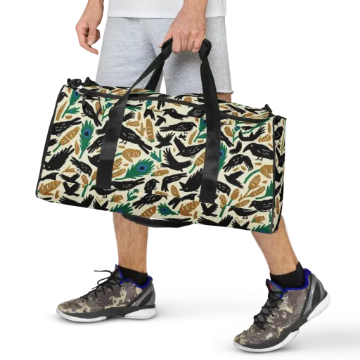 Murder of Crows on a Duffle Bag