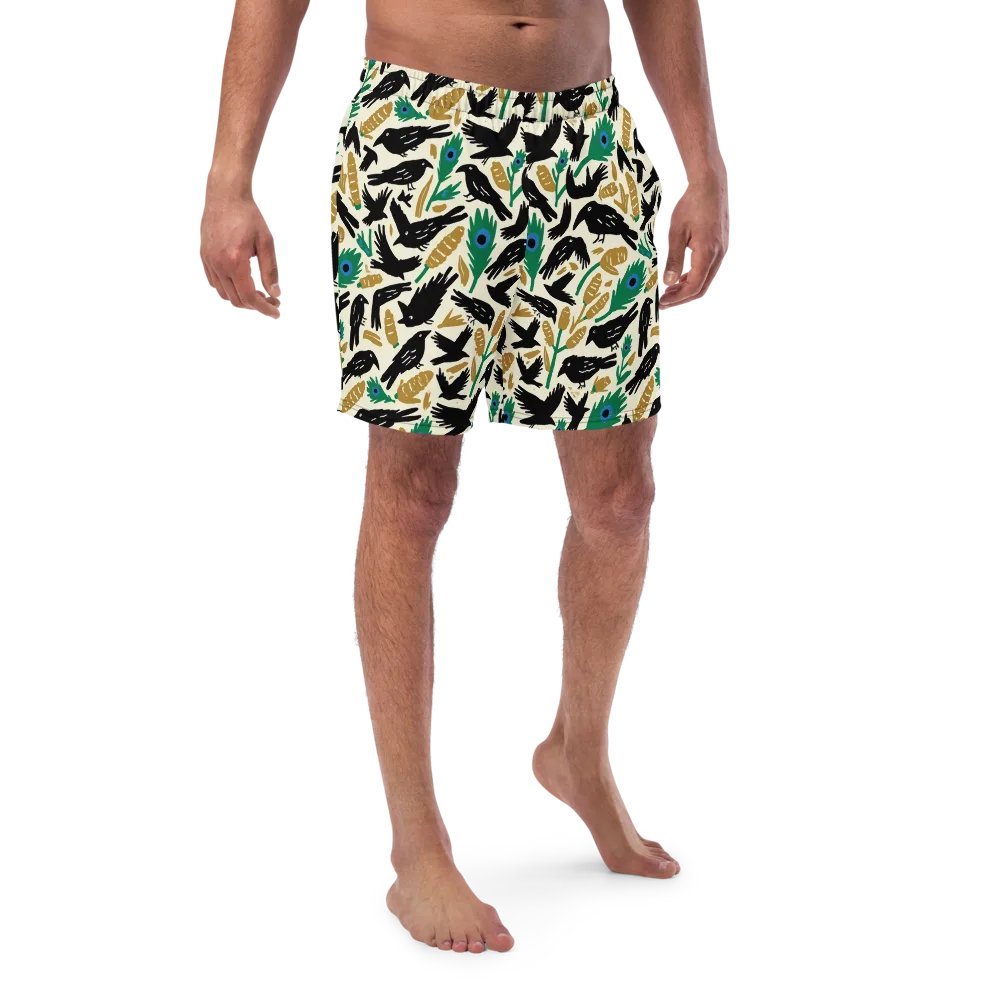 Murder of Crows on Swim Trunks — Front