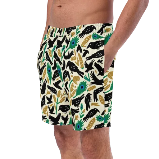 Murder of Crows on a Swim Trunks