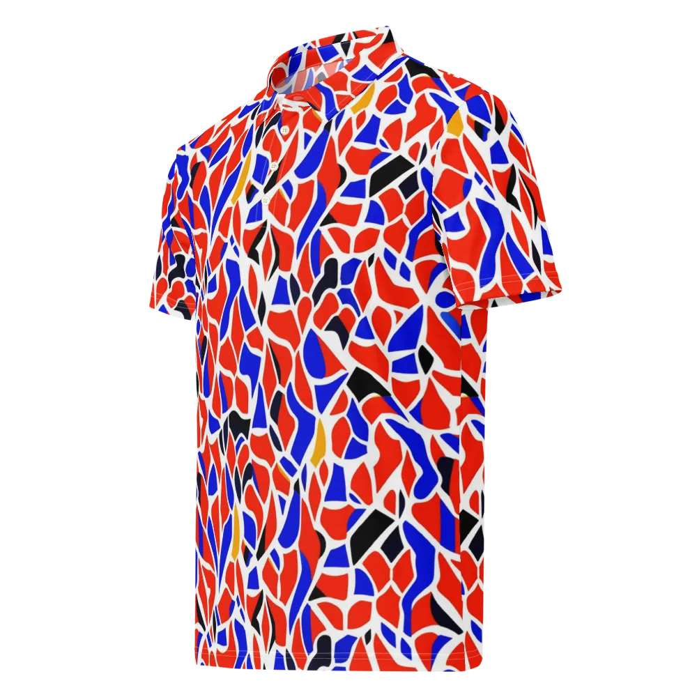Primary Fracture on Men's Slim Fit Polo Shirt — Left Front