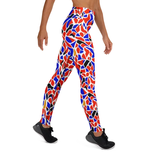 Primary Fracture on a Yoga Leggings