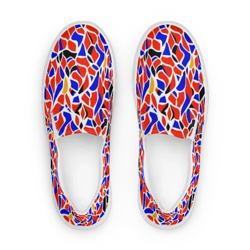 Primary Fracture on a Women's Slip-On Canvas Shoes