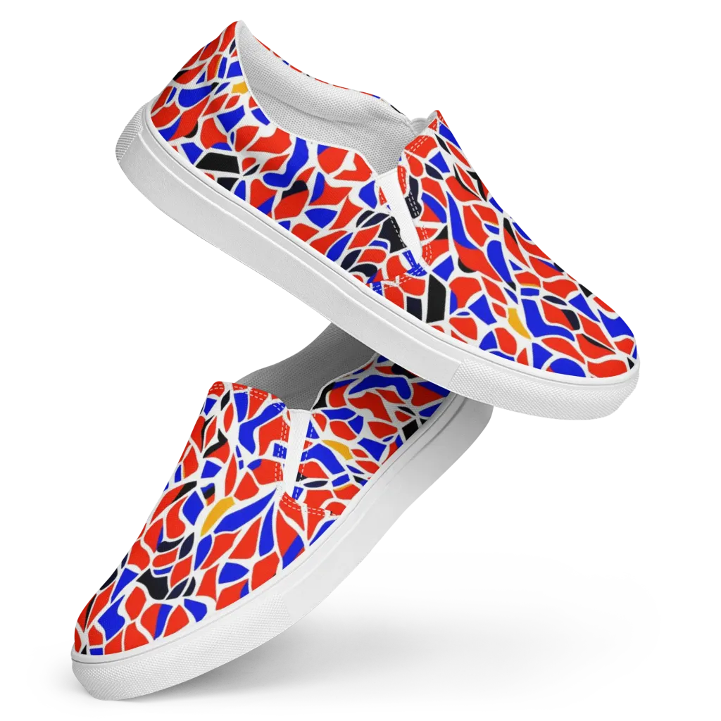 Primary Fracture on Women's Slip-On Canvas Shoes — Front