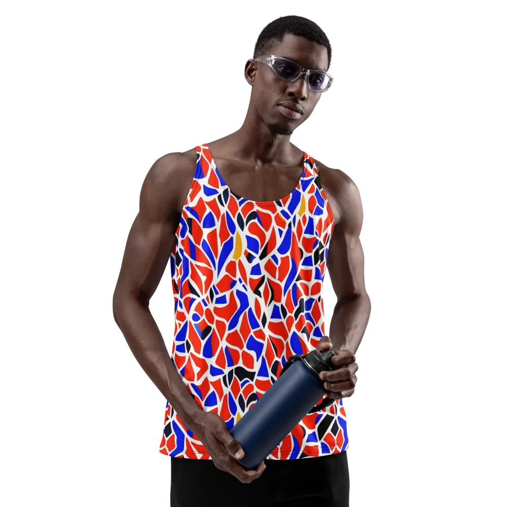 Primary Fracture on Men's Tank Top — Front