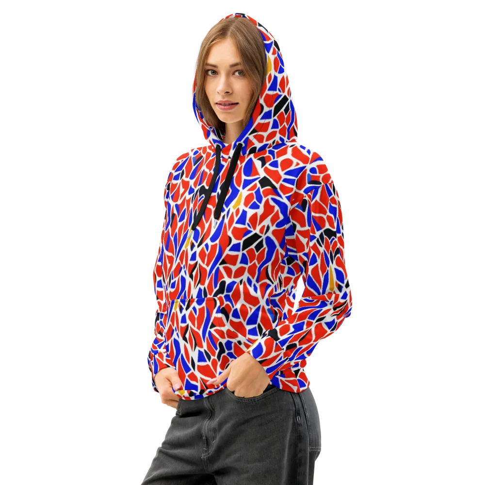 Primary Fracture on Cotton Hoodie — Left Front