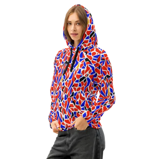 Primary Fracture on a Cotton Hoodie