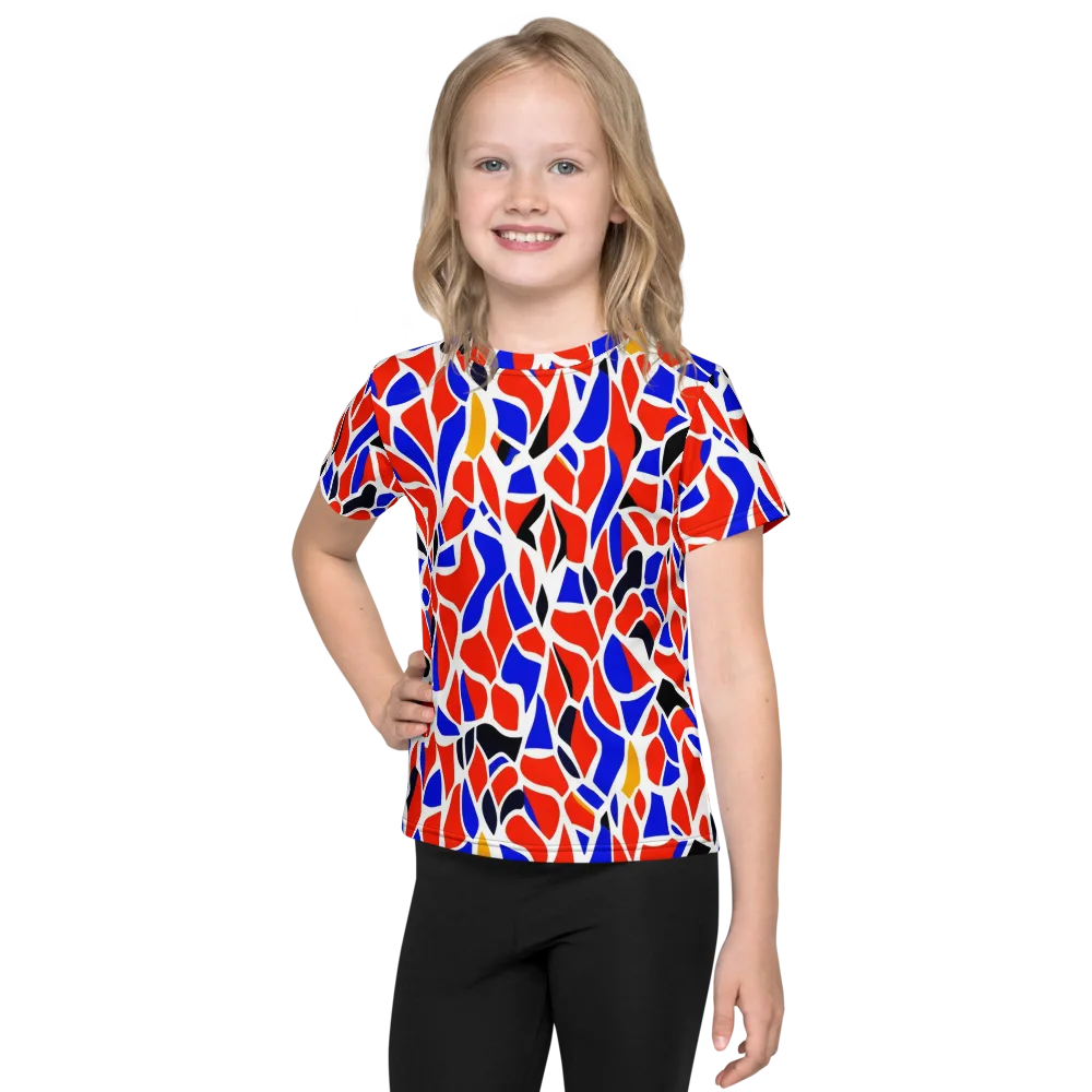 Primary Fracture on Kids Crew Neck T-Shirt — Front