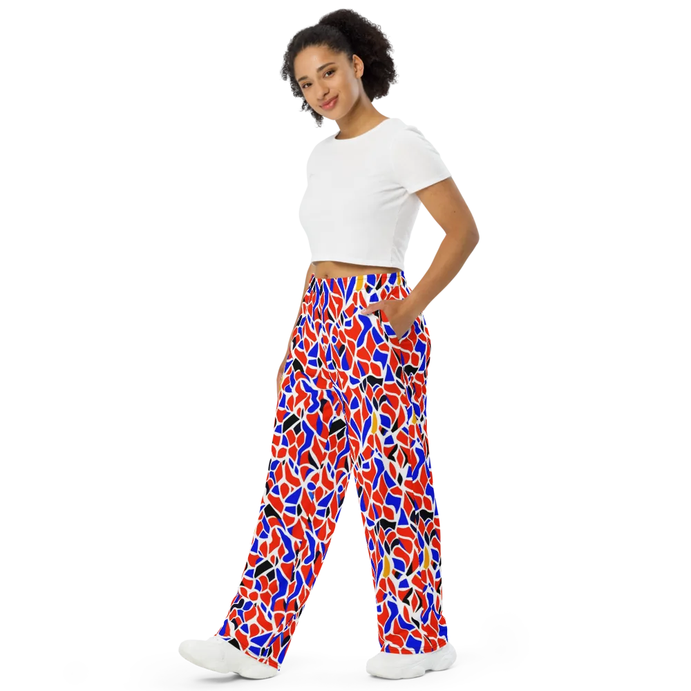 Primary Fracture on Wide-Leg Pants — Left Front