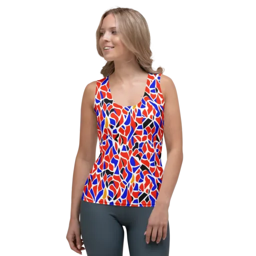 Primary Fracture on a Women's Tank Top