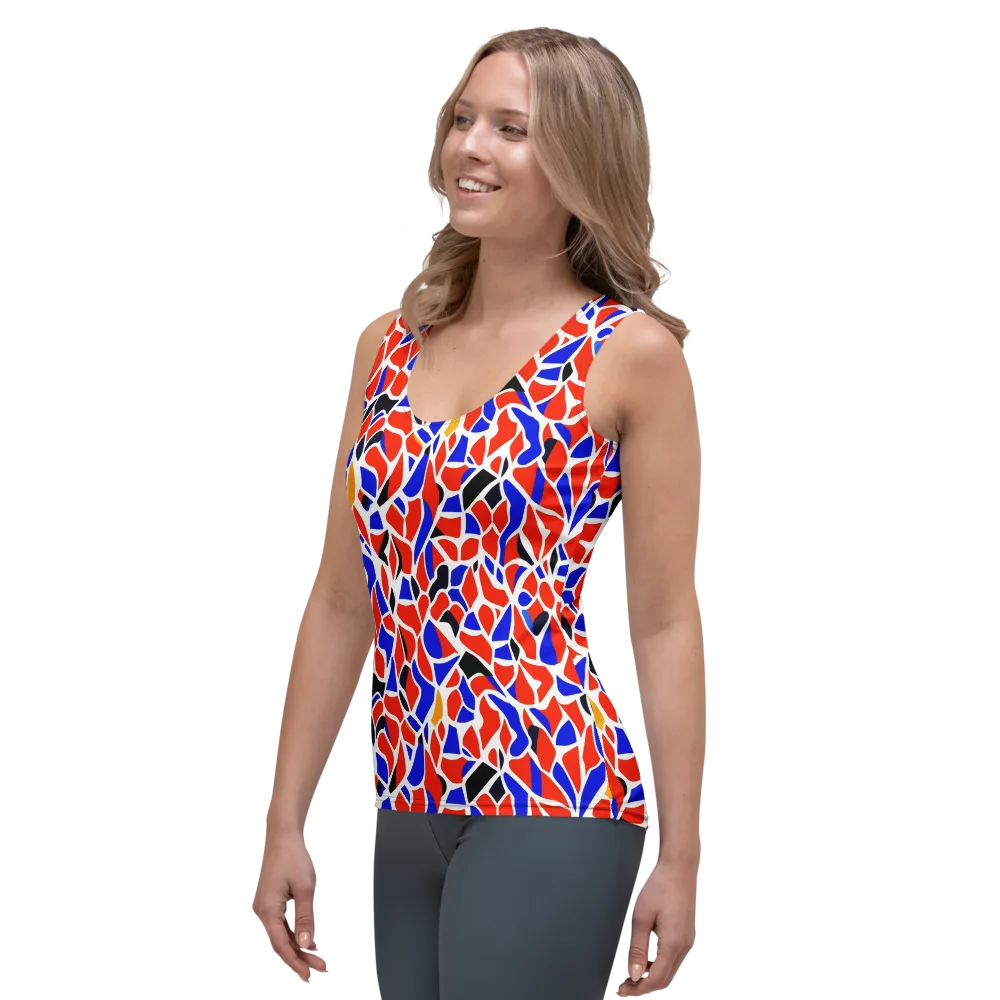 Primary Fracture on Women's Tank Top — Left Front