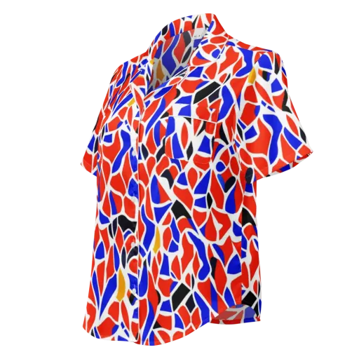 Primary Fracture on a Women's Short Sleeve Pajama Top