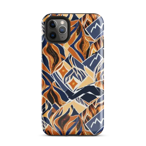 Saffron Alpine Static on a Tough Case for iPhone®