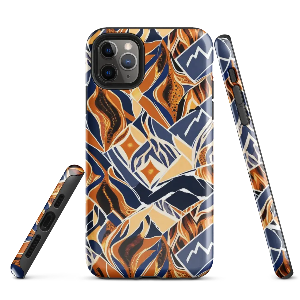 Saffron Alpine Static on Tough Case for iPhone® — Front