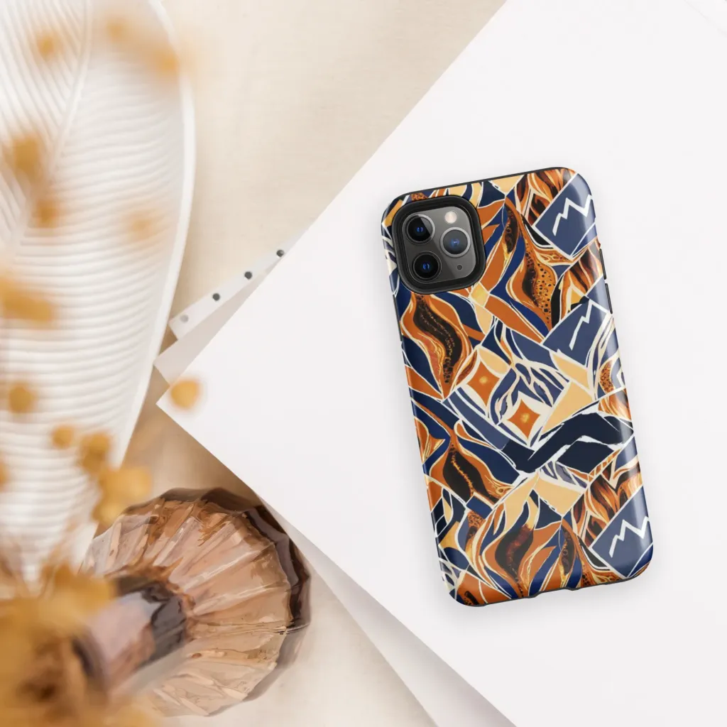 Saffron Alpine Static on Tough Case for iPhone® — Front