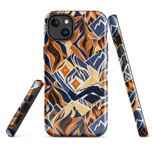 Saffron Alpine Static on a MagSafe Tough Case for iPhone®