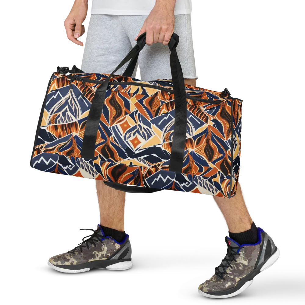 Saffron Alpine Static on Duffle Bag — Front