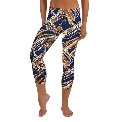 Saffron Tectonic on a Capri Leggings