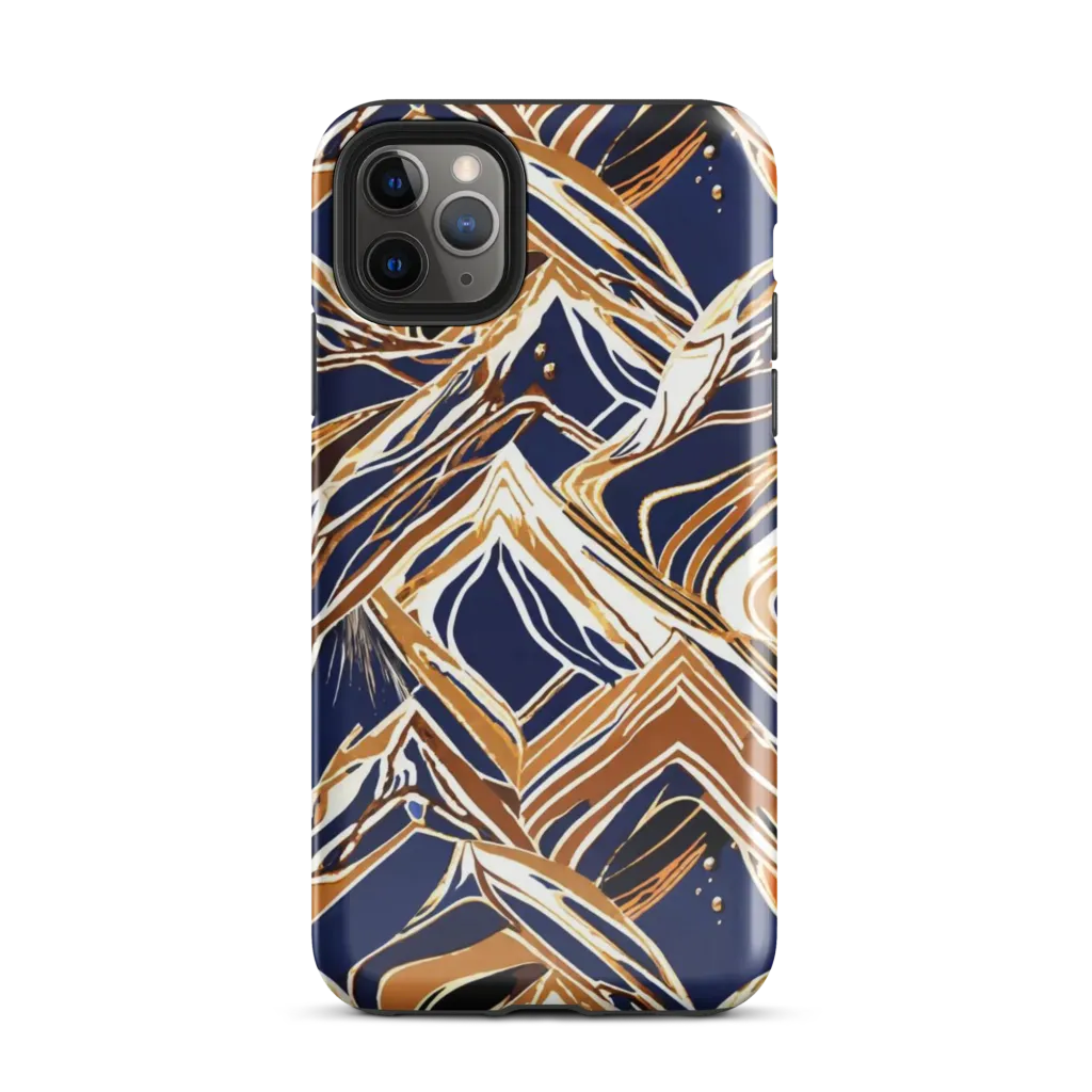 Saffron Tectonic on Tough Case for iPhone® — Front