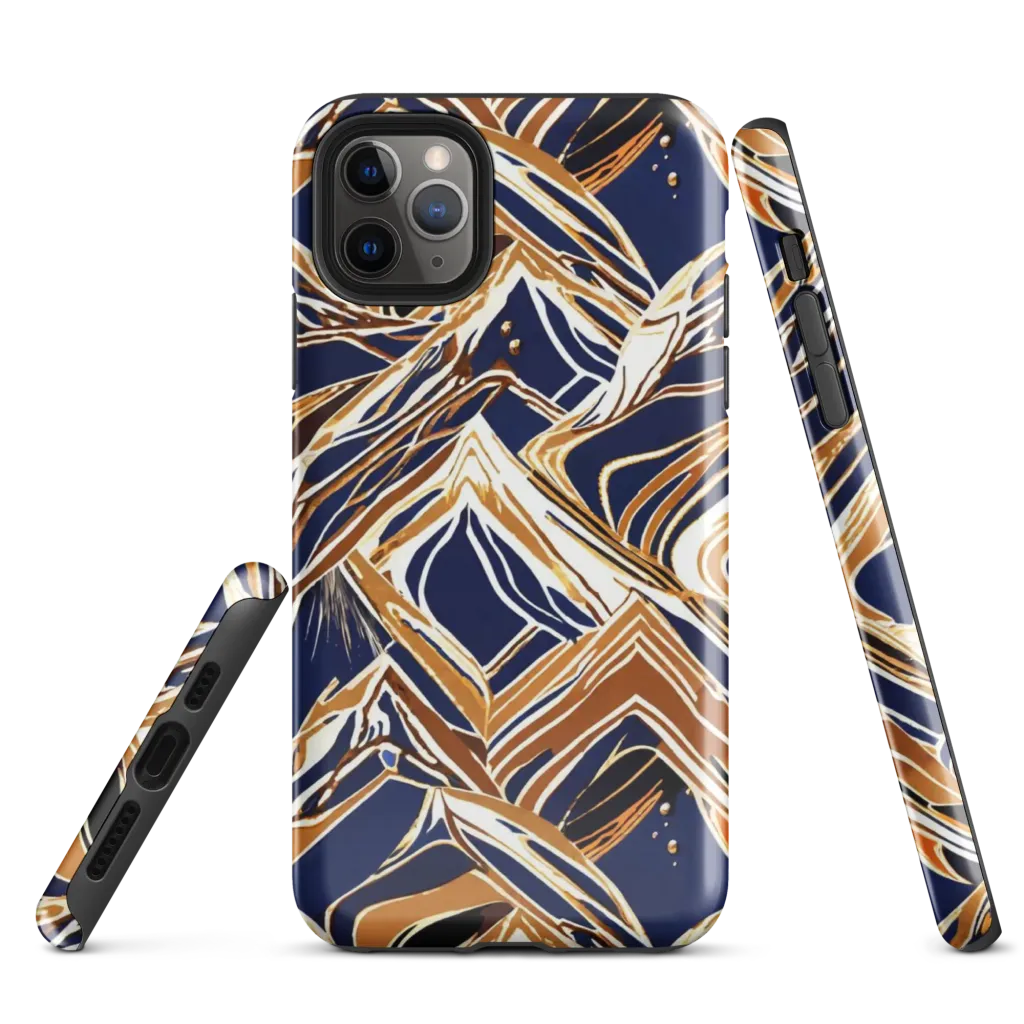 Saffron Tectonic on Tough Case for iPhone® — Front